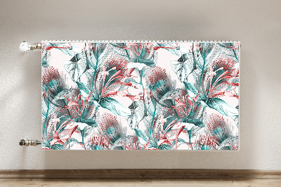 Magnet decorativ pentru calorifer Desen tropical