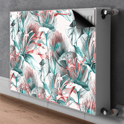 Magnet decorativ pentru calorifer Desen tropical