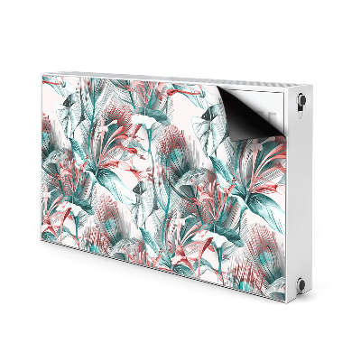 Magnet decorativ pentru calorifer Desen tropical