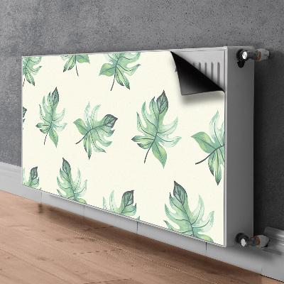 Magnet decorativ pentru calorifer Frunze tropicale