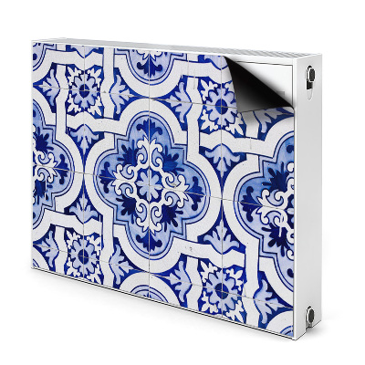 Magnet decorativ pentru calorifer Placi albastre