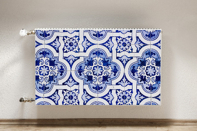 Magnet decorativ pentru calorifer Placi albastre