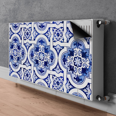 Magnet decorativ pentru calorifer Placi albastre
