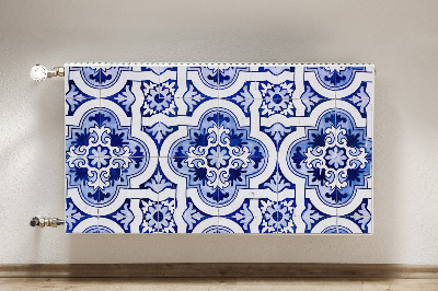 Magnet decorativ pentru calorifer Placi albastre