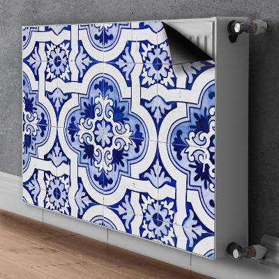 Magnet decorativ pentru calorifer Placi albastre