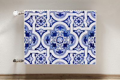 Magnet decorativ pentru calorifer Placi albastre