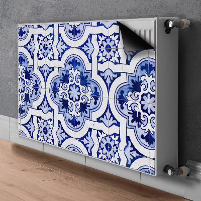 Magnet decorativ pentru calorifer Placi albastre