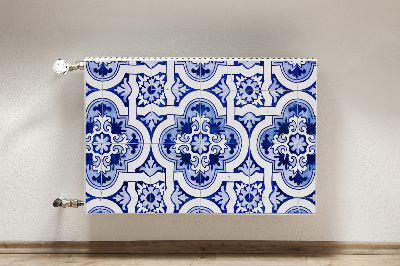 Magnet decorativ pentru calorifer Placi albastre