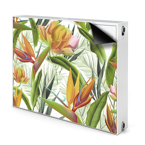 Magnet decorativ pentru calorifer Plante tropicale