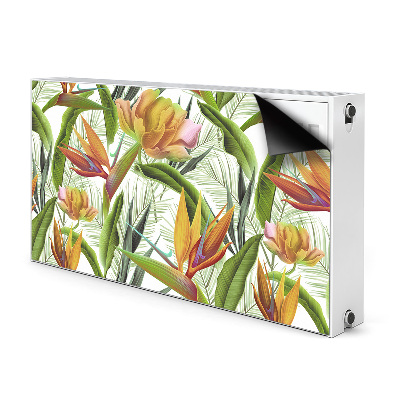 Magnet decorativ pentru calorifer Plante tropicale