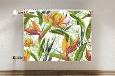 Magnet decorativ pentru calorifer Plante tropicale