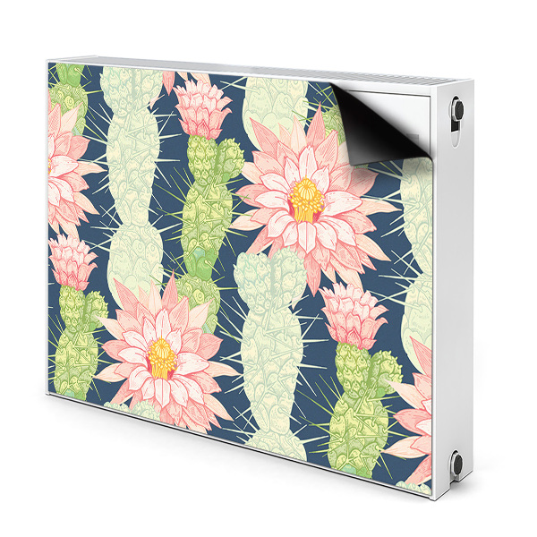 Magnet decorativ pentru calorifer Flori de cactus