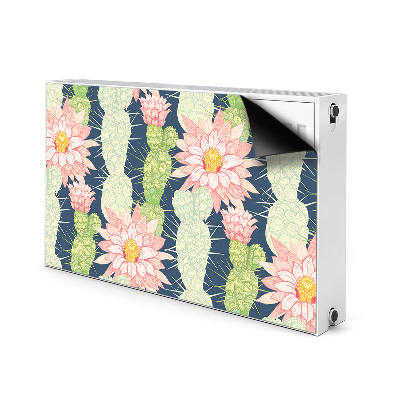 Magnet decorativ pentru calorifer Flori de cactus