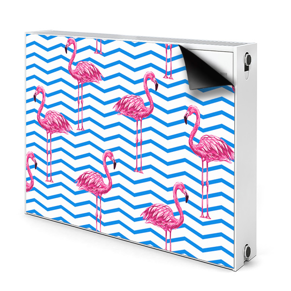 Magnet decorativ pentru calorifer Flamingos