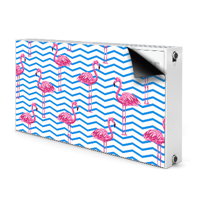 Magnet decorativ pentru calorifer Flamingos