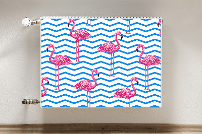 Magnet decorativ pentru calorifer Flamingos