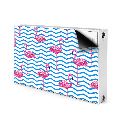 Magnet decorativ pentru calorifer Flamingos