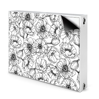 Magnet decorativ pentru calorifer Floral