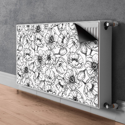 Magnet decorativ pentru calorifer Floral