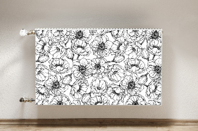 Magnet decorativ pentru calorifer Floral