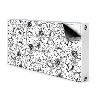 Magnet decorativ pentru calorifer Floral