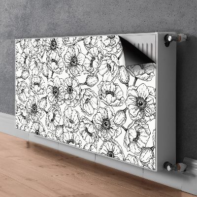 Magnet decorativ pentru calorifer Floral