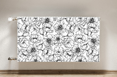 Magnet decorativ pentru calorifer Floral