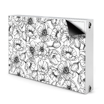 Magnet decorativ pentru calorifer Floral