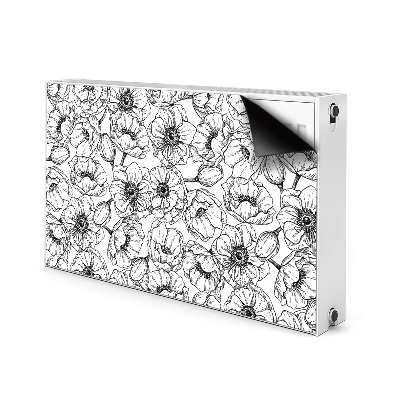 Magnet decorativ pentru calorifer Floral