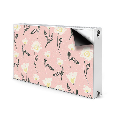 Magnet decorativ pentru calorifer Flori delicate