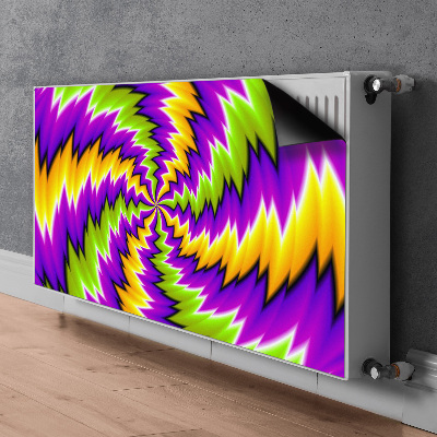 Magnet decorativ pentru calorifer Vortex de abstractizare