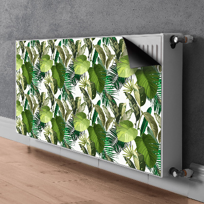 Magnet decorativ pentru calorifer Frunze tropicale