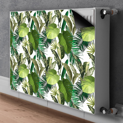 Magnet decorativ pentru calorifer Frunze tropicale