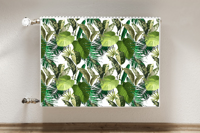 Magnet decorativ pentru calorifer Frunze tropicale