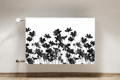 Magnet decorativ pentru calorifer Black meadow