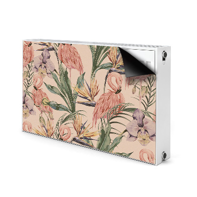 Magnet decorativ pentru calorifer Flamingos