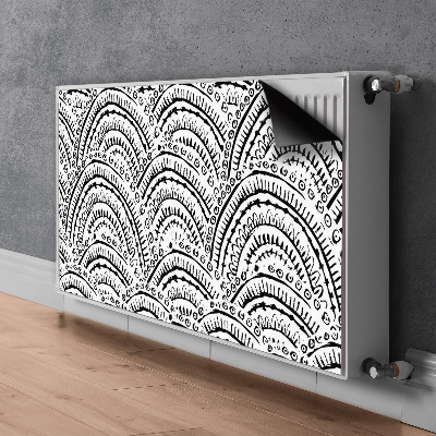 Magnet decorativ pentru calorifer Model abstract