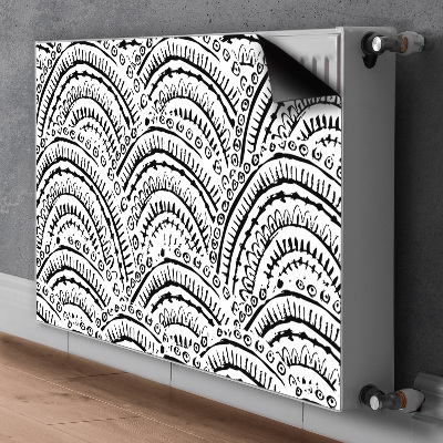 Magnet decorativ pentru calorifer Model abstract