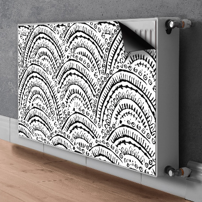 Magnet decorativ pentru calorifer Model abstract