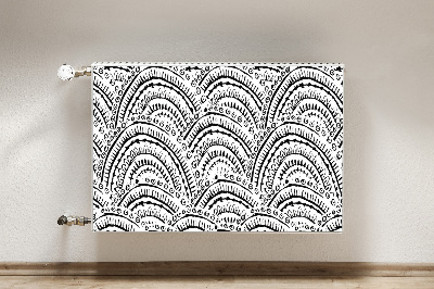 Magnet decorativ pentru calorifer Model abstract