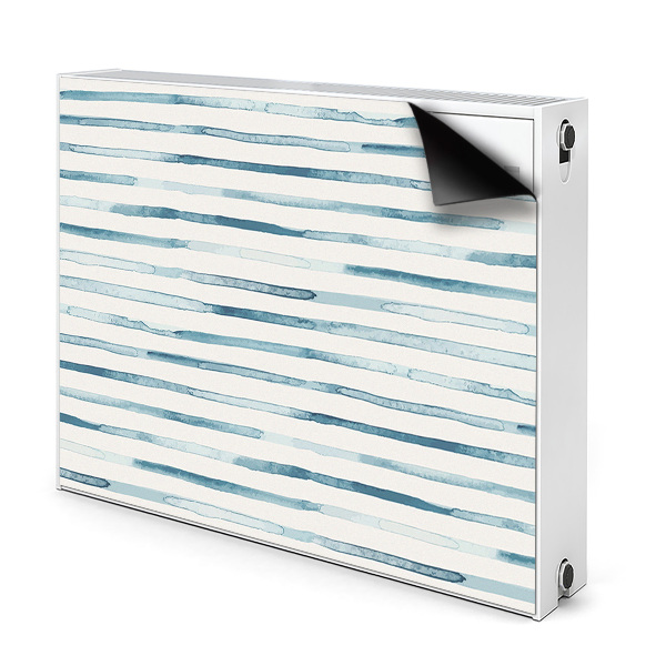 Magnet decorativ pentru calorifer Linii albastre