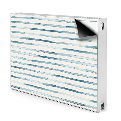 Magnet decorativ pentru calorifer Linii albastre