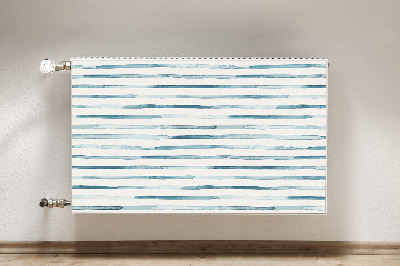 Magnet decorativ pentru calorifer Linii albastre