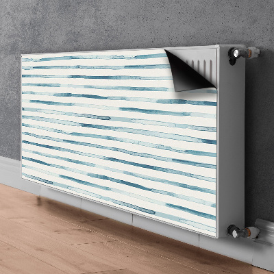Magnet decorativ pentru calorifer Linii albastre
