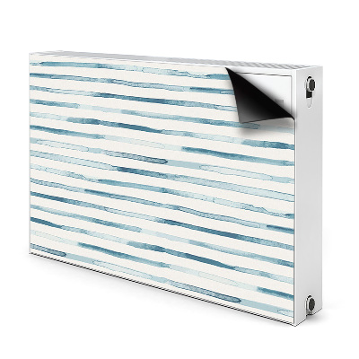 Magnet decorativ pentru calorifer Linii albastre