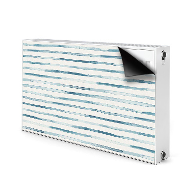 Magnet decorativ pentru calorifer Linii albastre