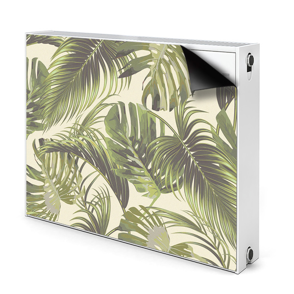 Magnet decorativ pentru calorifer Frunze tropicale