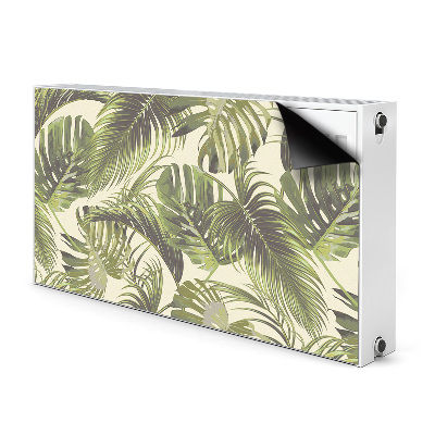 Magnet decorativ pentru calorifer Frunze tropicale