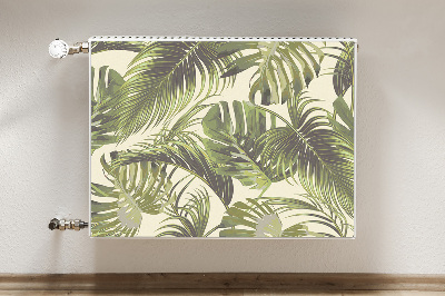 Magnet decorativ pentru calorifer Frunze tropicale