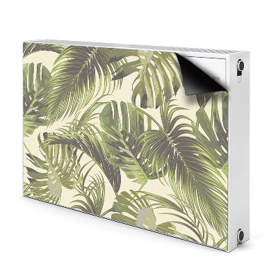 Magnet decorativ pentru calorifer Frunze tropicale